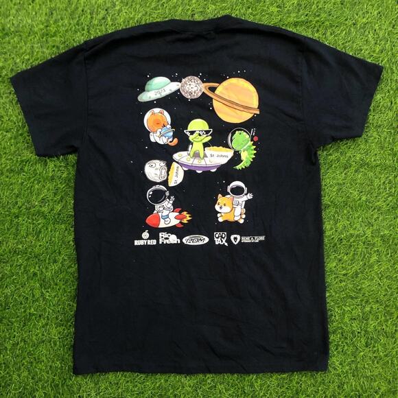 Men's Navy St. Johns Spaghetti Supper Graphic Tee - Picture 2 of 4